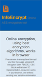 Mobile Screenshot of infoencrypt.com